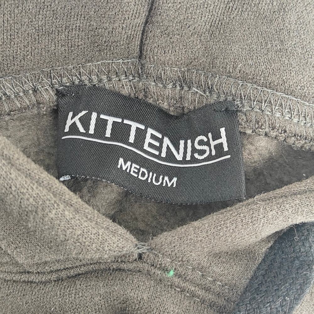 Kittenish Pullover Drawstring Hoodie Dusty Brown Womens Medium - Picture 3 of 5